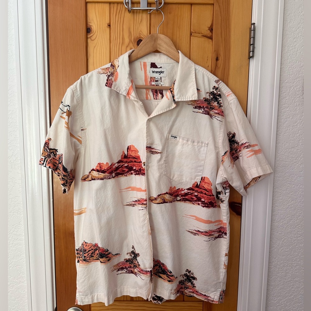 Men’s Wrangler western short sleeve button up